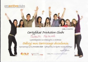 Certyfikat ProActive